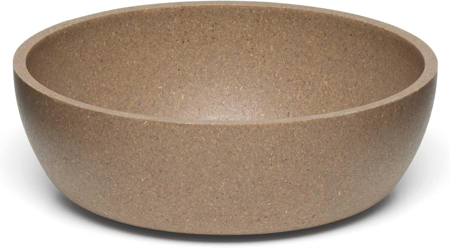 - Dolce Bamboo - Eco-Friendly Pet Bowls & Dishes for Dog, Cats, Puppy Food and Water Bowl -Sustainable and Dishwasher Safe, Made with Real Bamboo (Small, Oat-Beige)