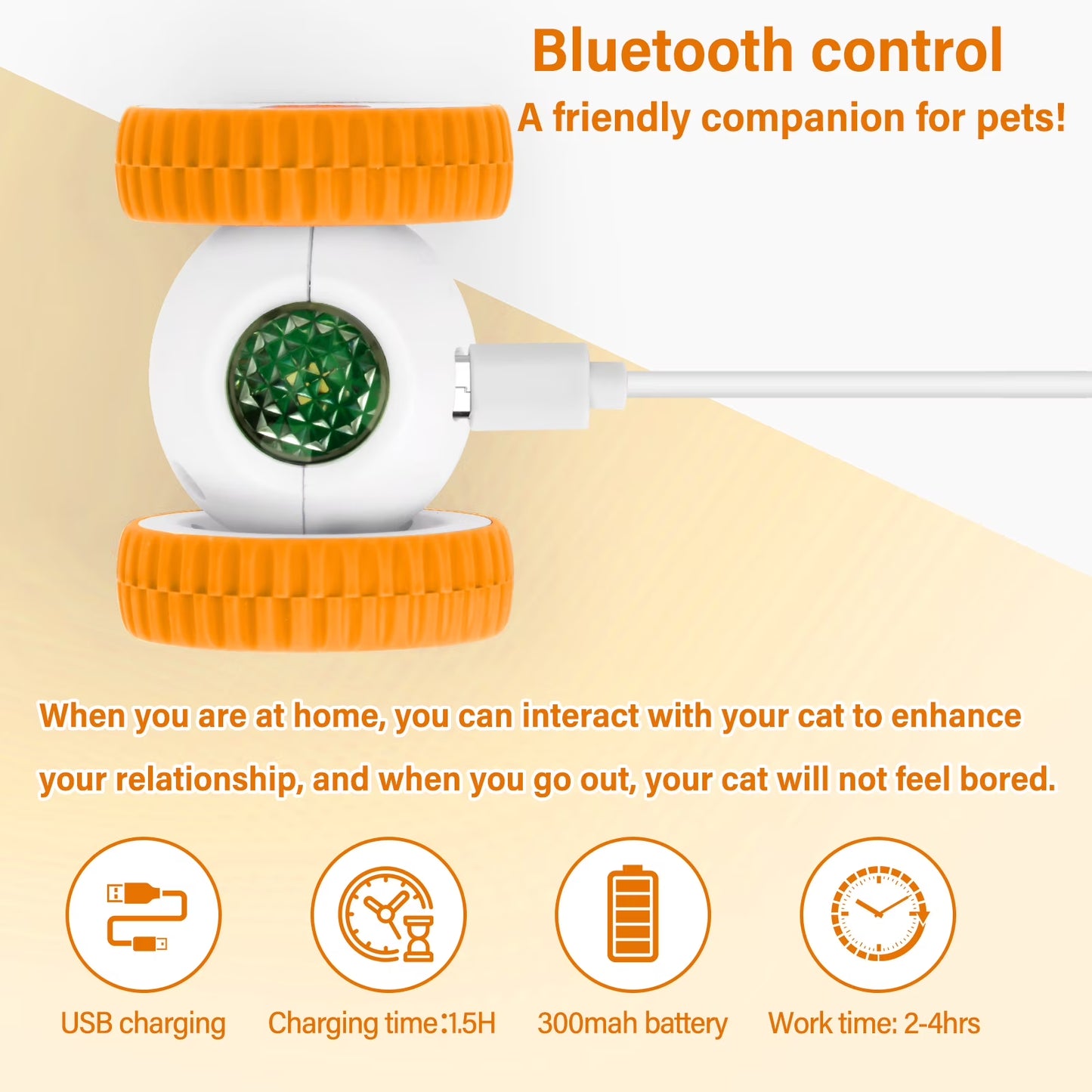 Remote Control Cat Toy, Hunting Mouse Hands-Free Play