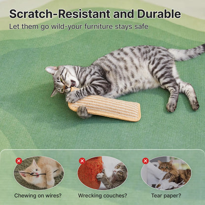 Potaroma 2-Pack Natural Sisal Cat Kicking Toys, Cozy Scratching Kicker Pillows, Long-Lasting Interactive Indoor Chew Toys for Stress Reduction & Dental Care