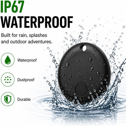 GPS Pet Tracker Collar, Waterproof, No Monthly Fee (Apple Find My Compatible)