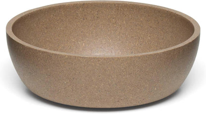 - Dolce Bamboo - Eco-Friendly Pet Bowls & Dishes for Dog, Cats, Puppy Food and Water Bowl -Sustainable and Dishwasher Safe, Made with Real Bamboo (Small, Oat-Beige)