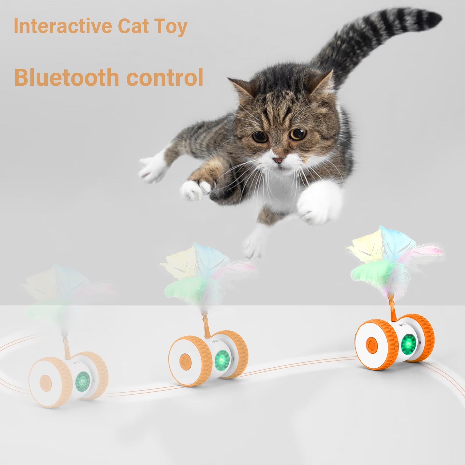 Remote Control Cat Toy, Hunting Mouse Hands-Free Play