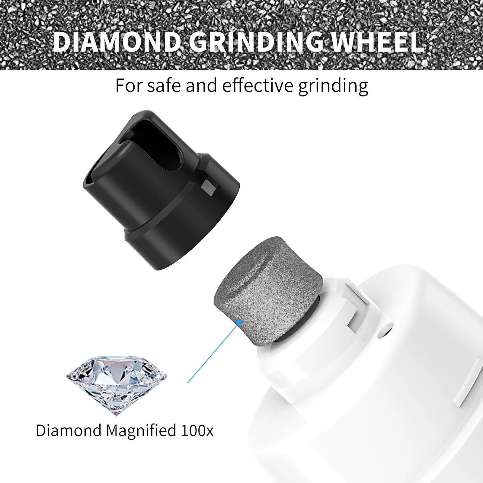 Electric Pet Nail Grinder, Quiet 2-Speed Rechargeable