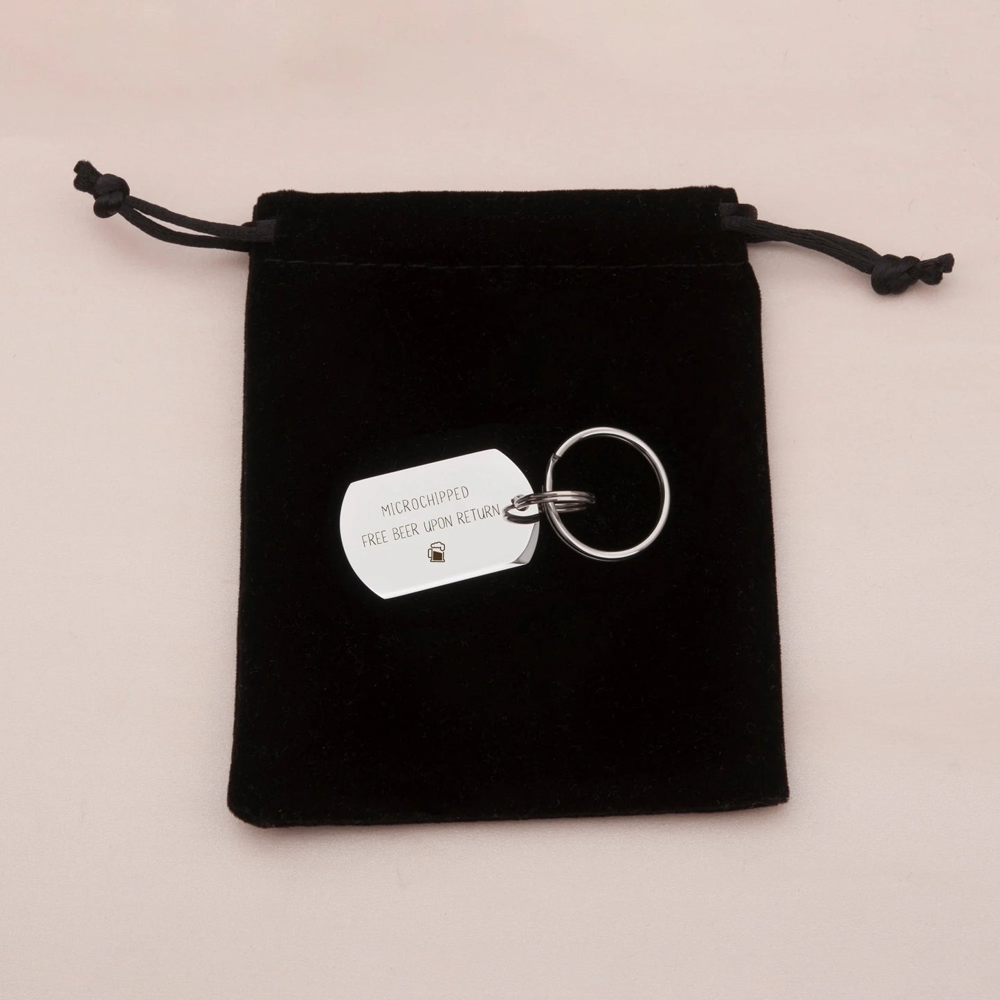 Engraved Pet ID Tag, Custom Name & Phone Number