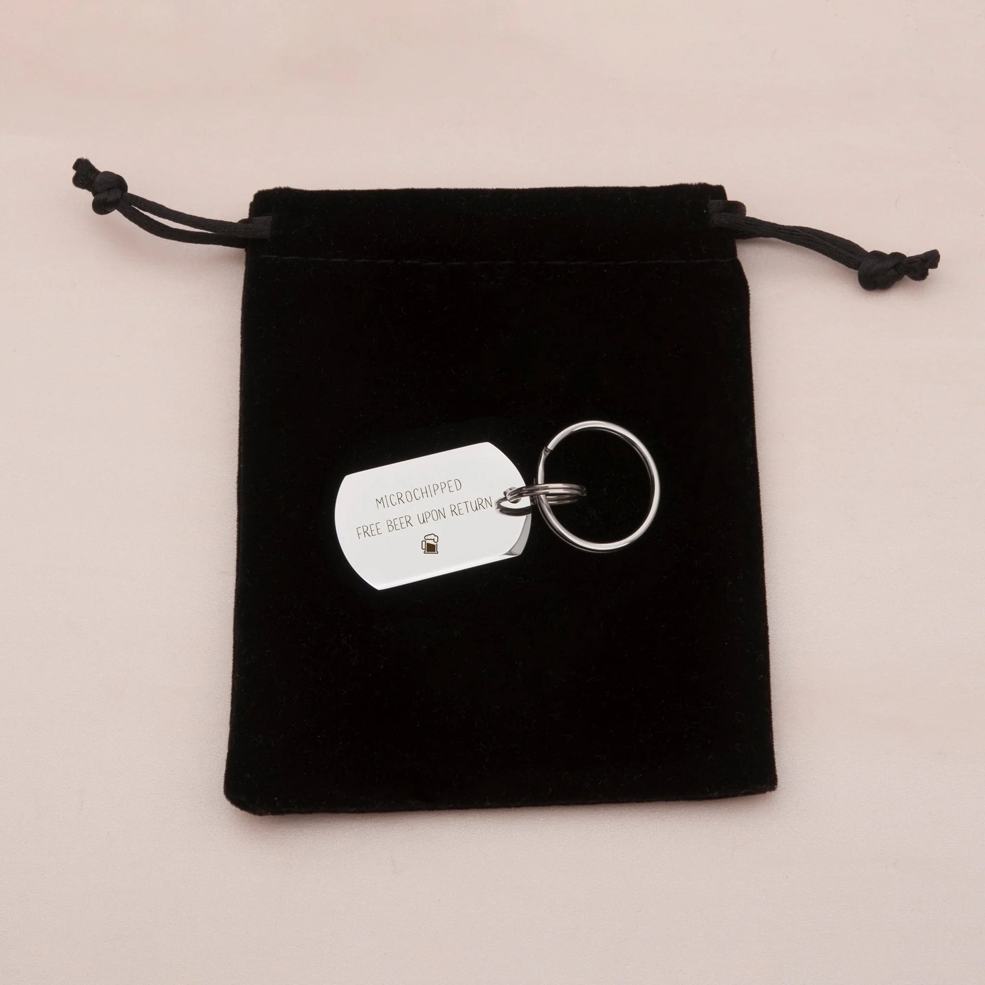 Engraved Pet ID Tag, Custom Name & Phone Number