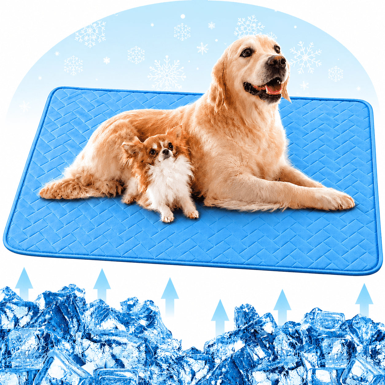 Self-Cooling Pet Mat, No Freezing Required