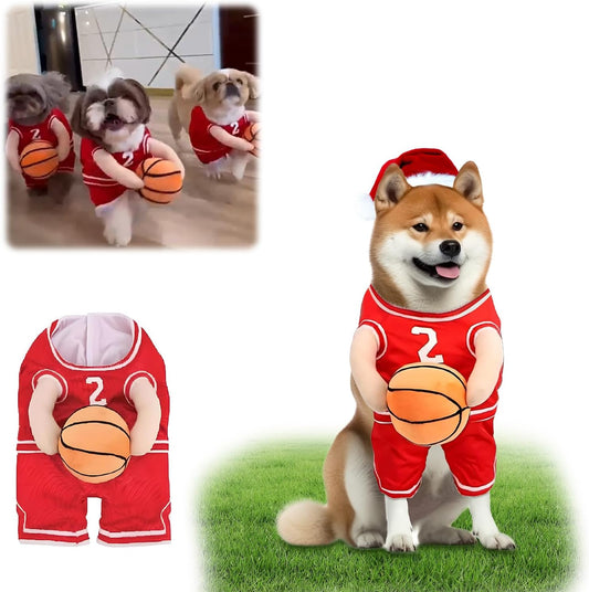 Dog Basketball Costume with Ball